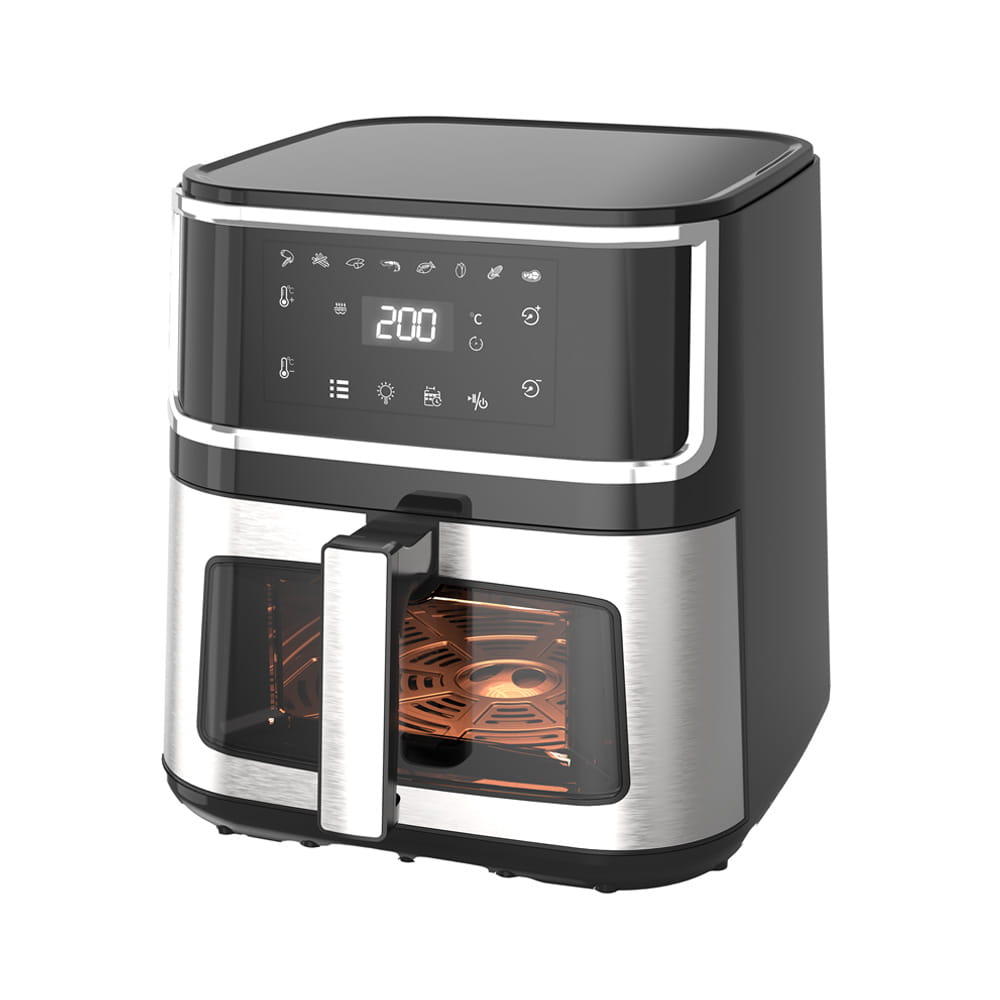 LCD visuel en acier inoxydable Fryer