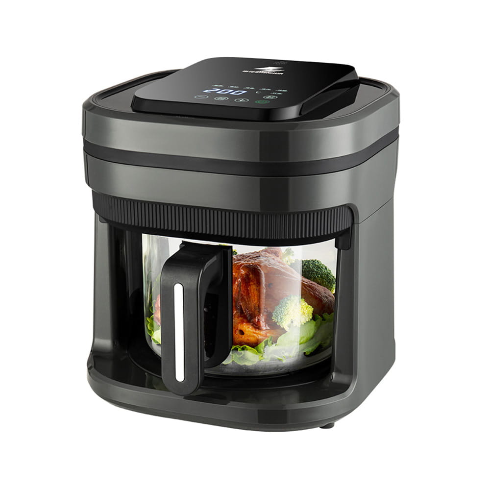 Fryer à air en verre transparent en verre